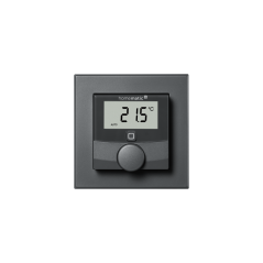 CRONOTERMOSTATO DE PARED CON SENSOR DE HUMEDAD - ANTRACITA