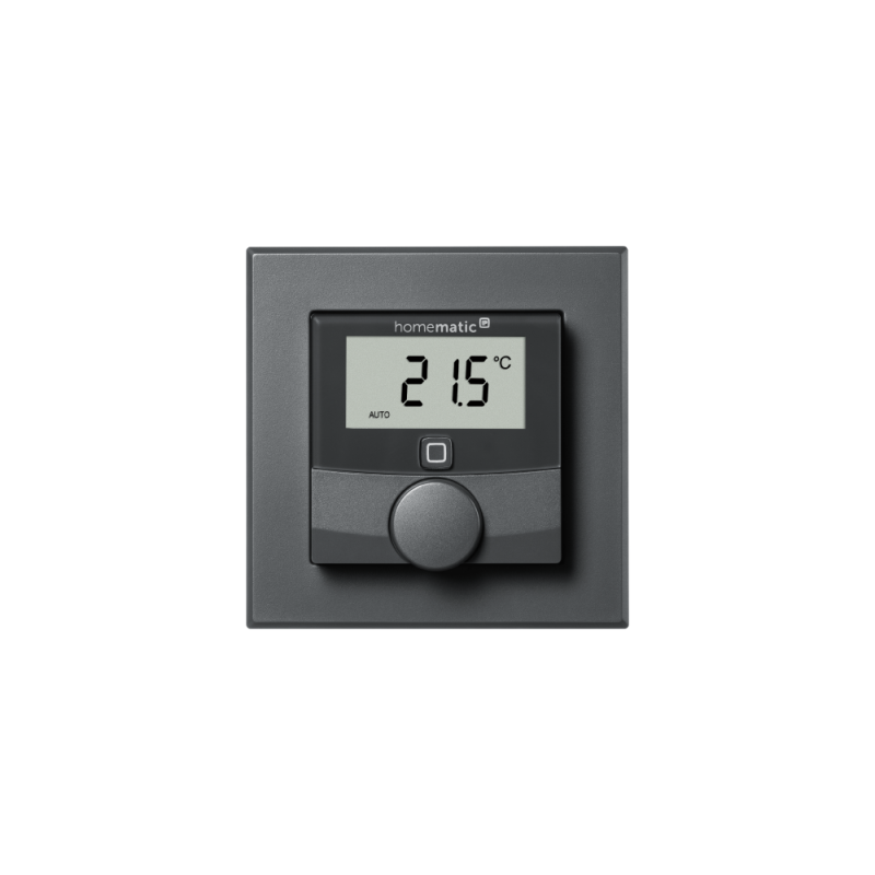 CRONOTERMOSTATO DE PARED CON SENSOR DE HUMEDAD - ANTRACITA