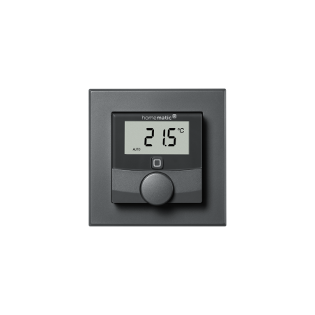 CRONOTERMOSTATO DE PARED CON SENSOR DE HUMEDAD - ANTRACITA