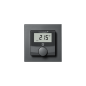CRONOTERMOSTATO DE PARED CON SENSOR DE HUMEDAD - ANTRACITA