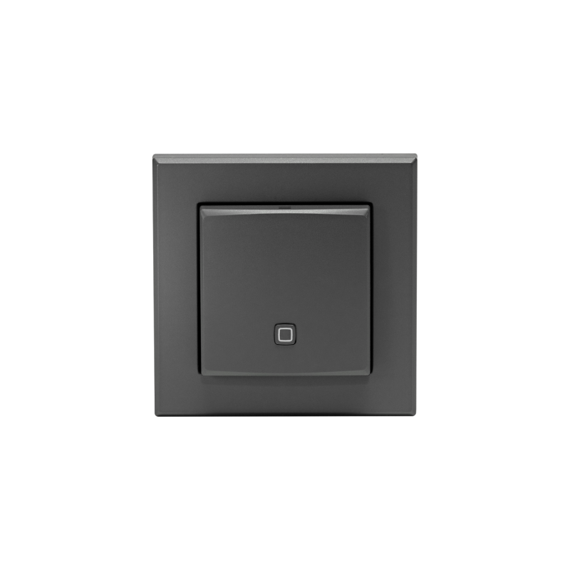 SENSOR DE TEMPERATURA Y HUMEDAD SIN DISPLAY INTERIOR - ANTRACITA