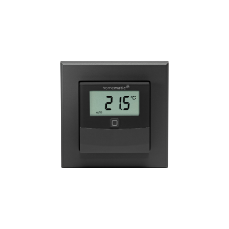 SENSOR DE TEMPERATURA Y HUMEDAD CON DISPLAY INTERIOR - ANTRACITA