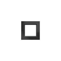 MARCO DE CRISTAL SIMPLE - NEGRO